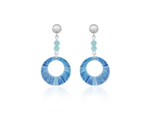 Anemone Blue Earrings