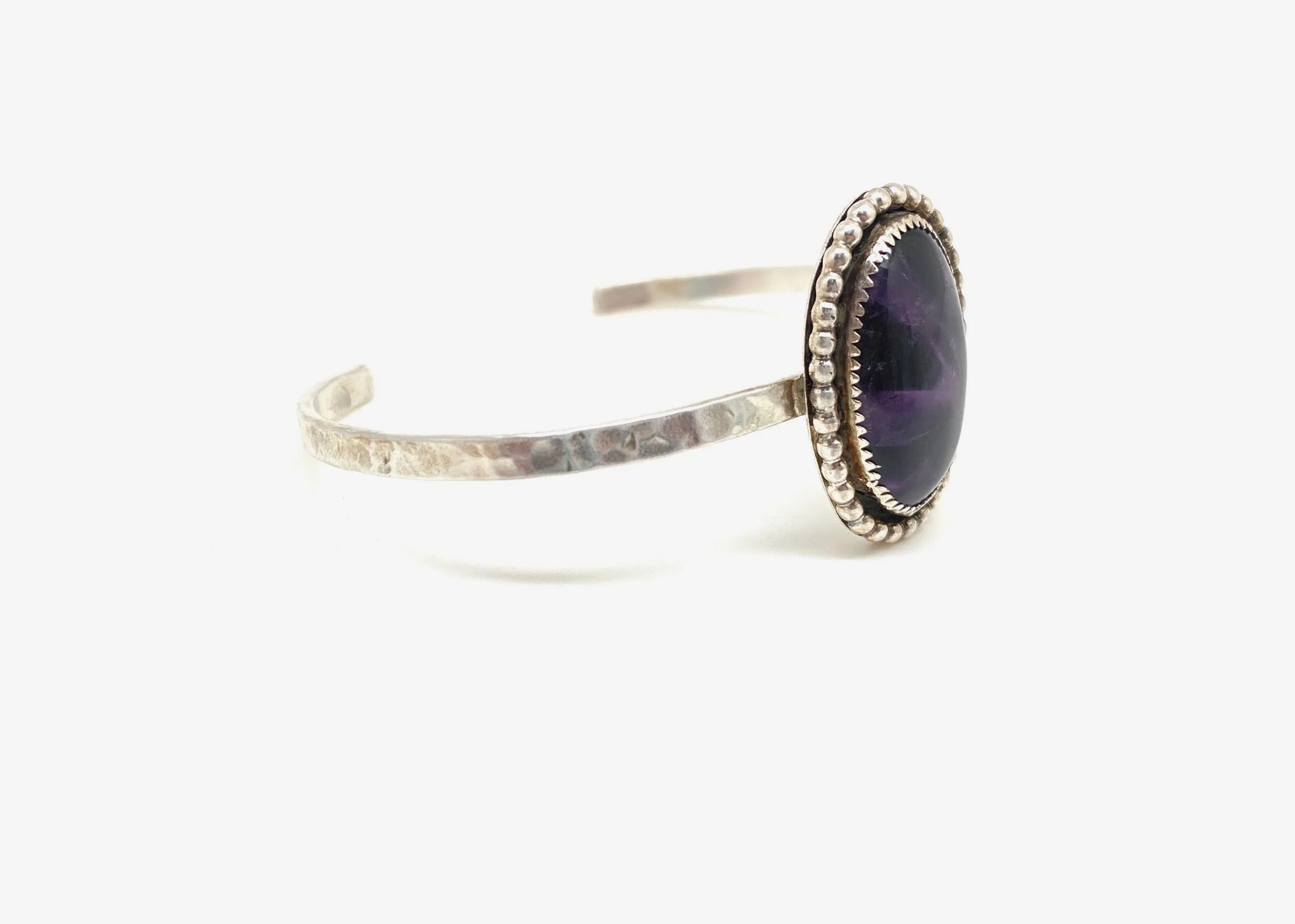 Atomic Amethyst Cuff