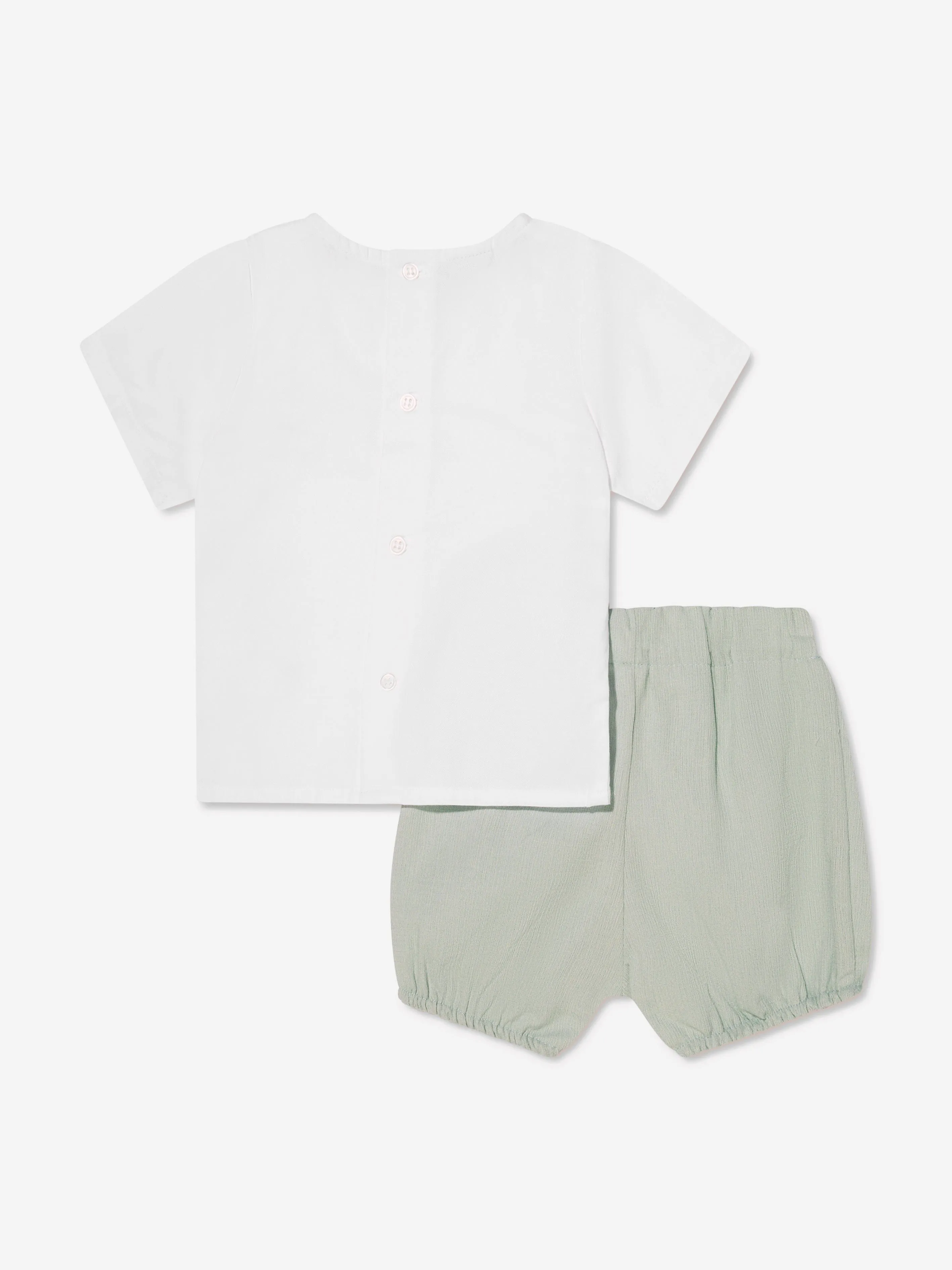 Baby Boys Blouse And Shorts in Green