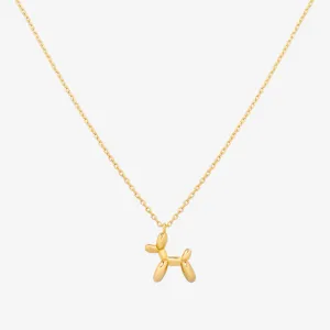 Balloon dog necklace