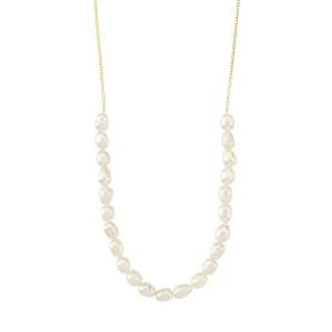 BERTHE pearl necklace gold-plated