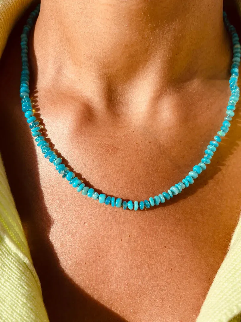 BON BON Turquoise Fire Opal Necklace