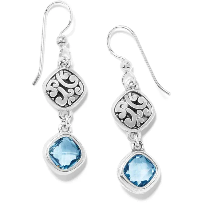 Brighton Women's Elora Gems Sky French Wire Earrings