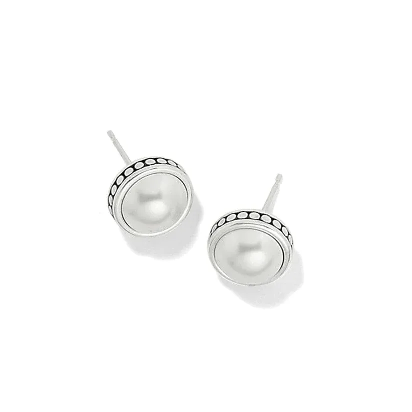 Brighton Women's Pebble Dot Pearl Post Earrings