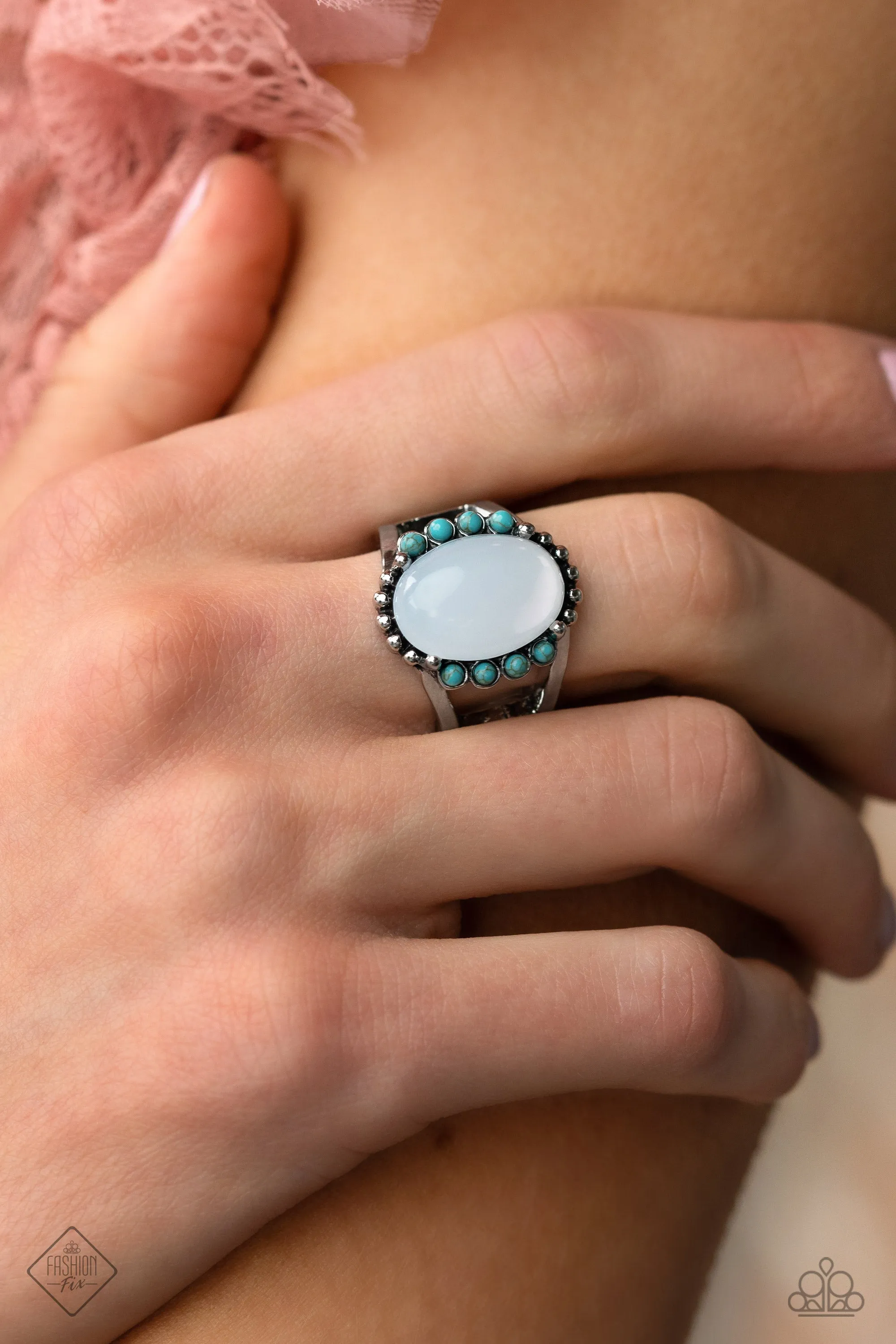 Captivating Cowboy - Blue Ring - Paparazzi Accessories