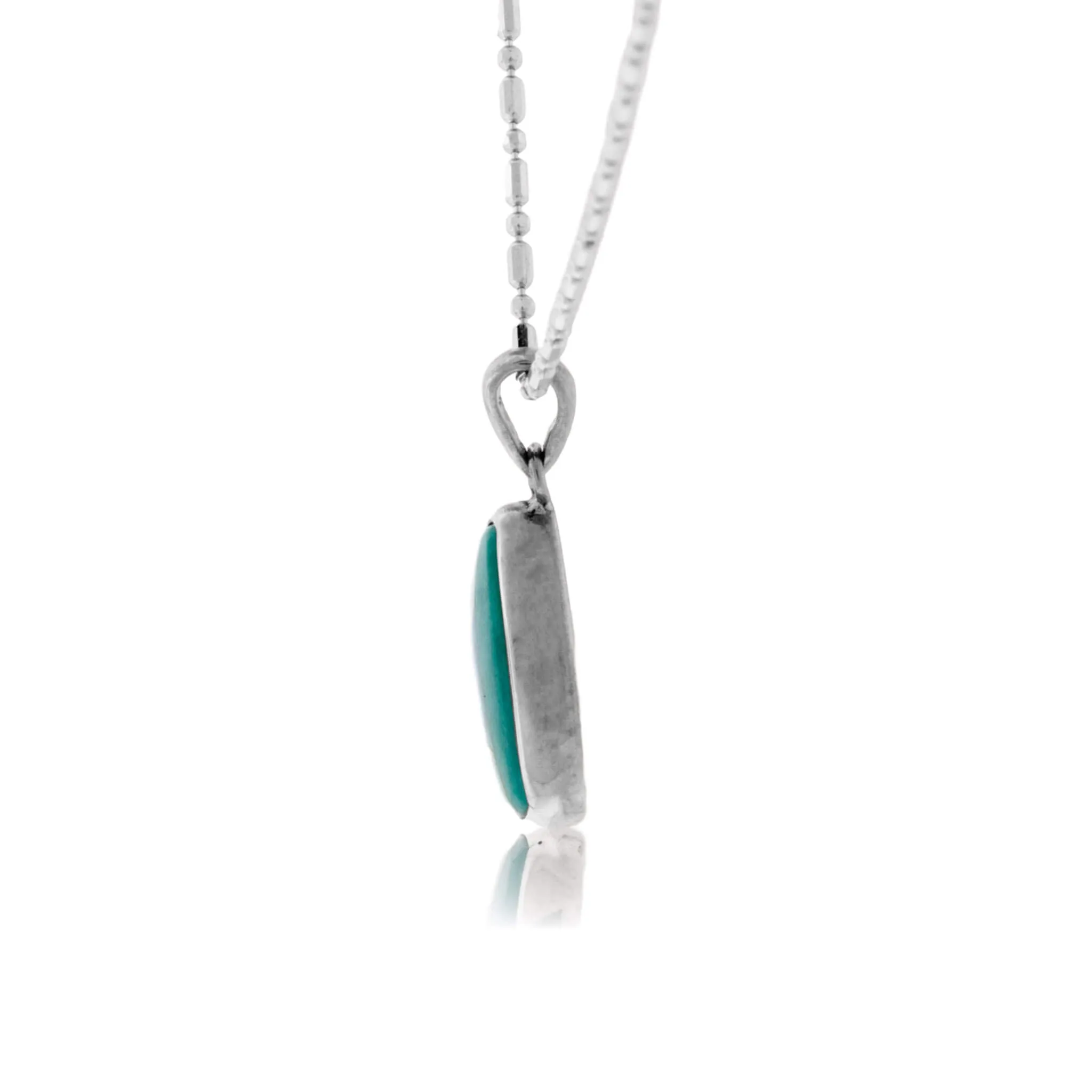 Chrysocolla & Opal Inlay Pendant