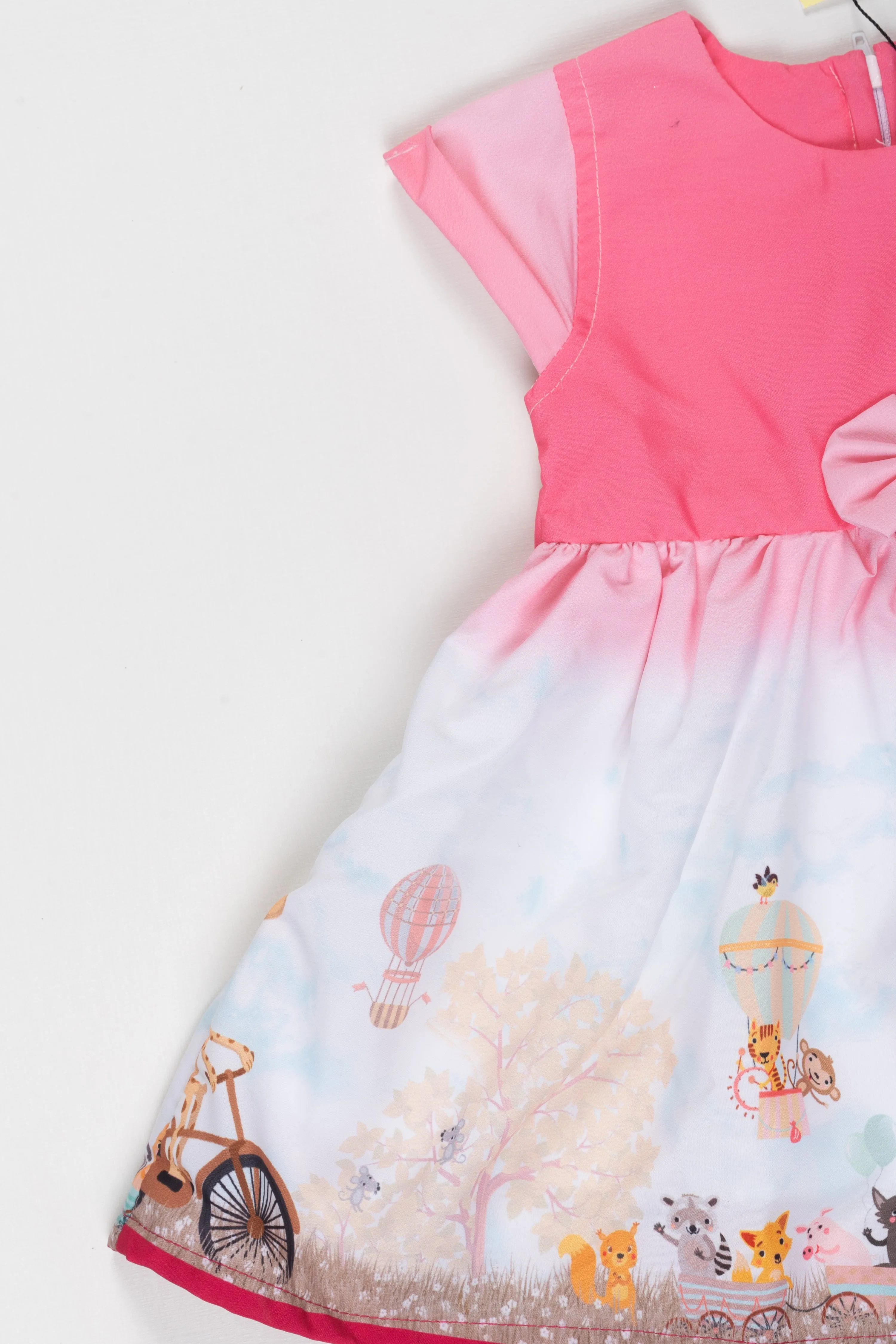 Enchanted Garden Baby Girl Frock - Pink Delight Edition