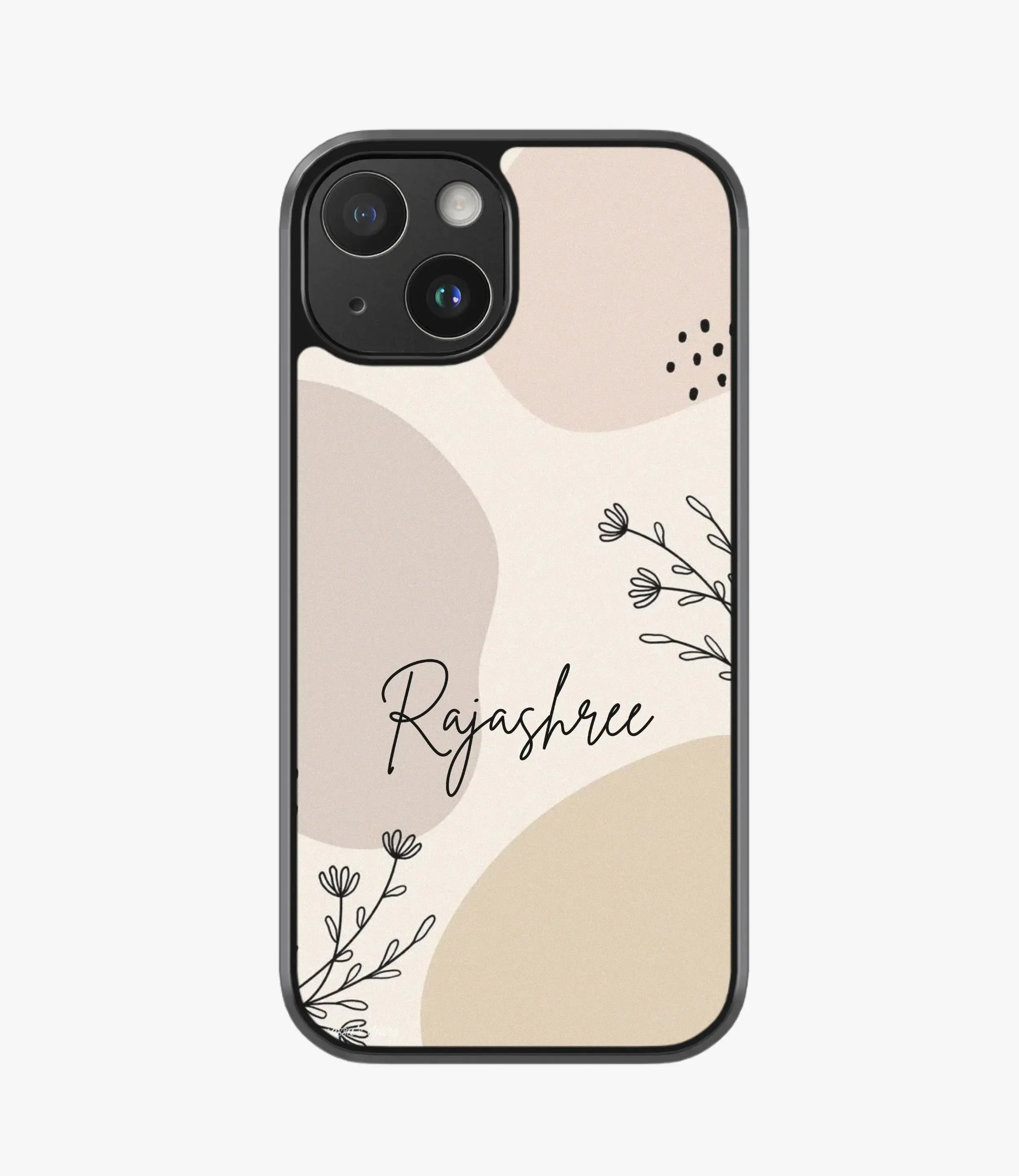 Enchanted Petals Custom Name Hybrid Matte Case