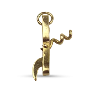 Estate 14k Yellow Gold Corkscrew Charm