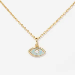 Evil Eye Opal Necklace