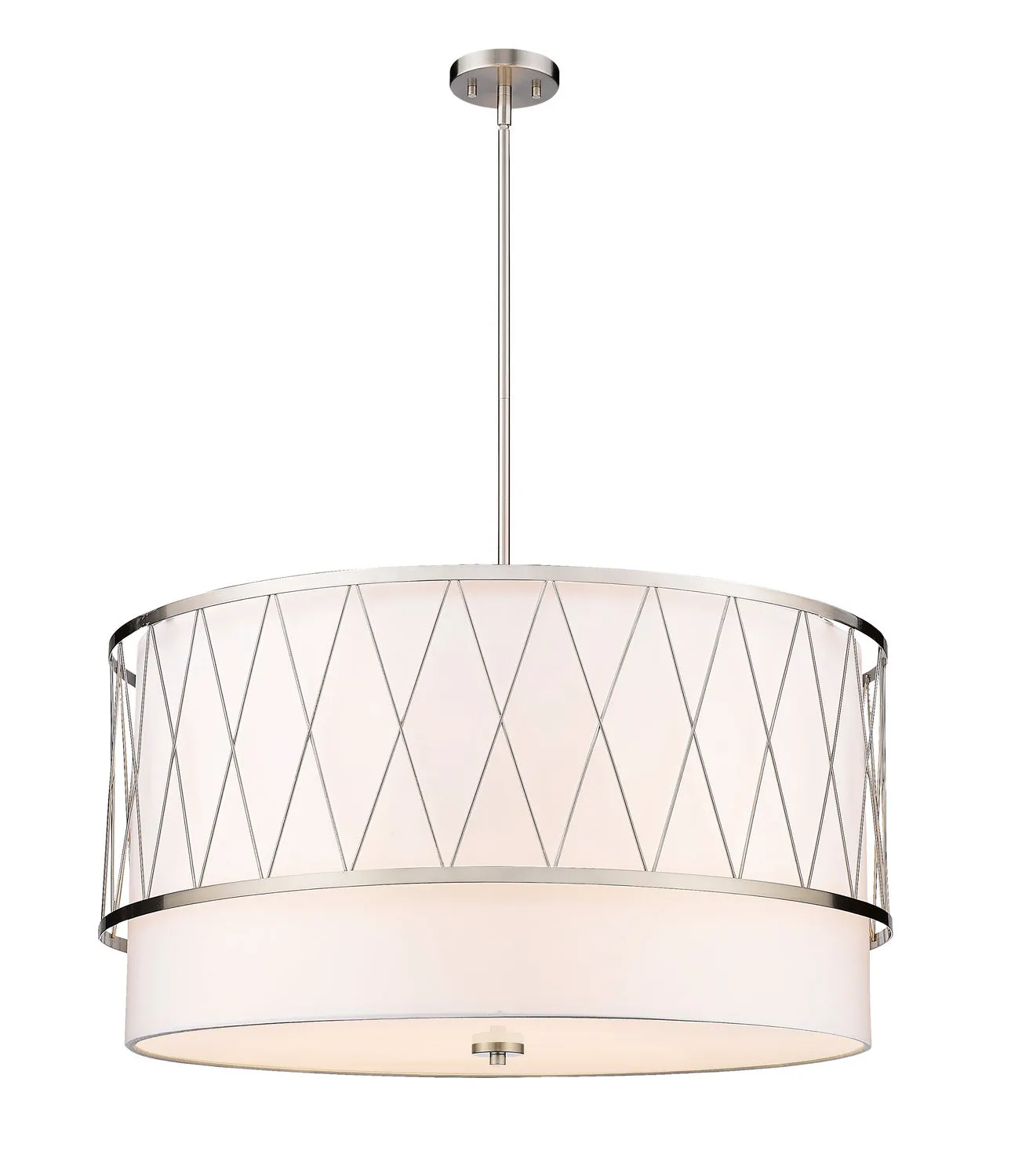 Five Light Pendant from the Dalton Collection in Brushed Nickel Finish by Z-Lite