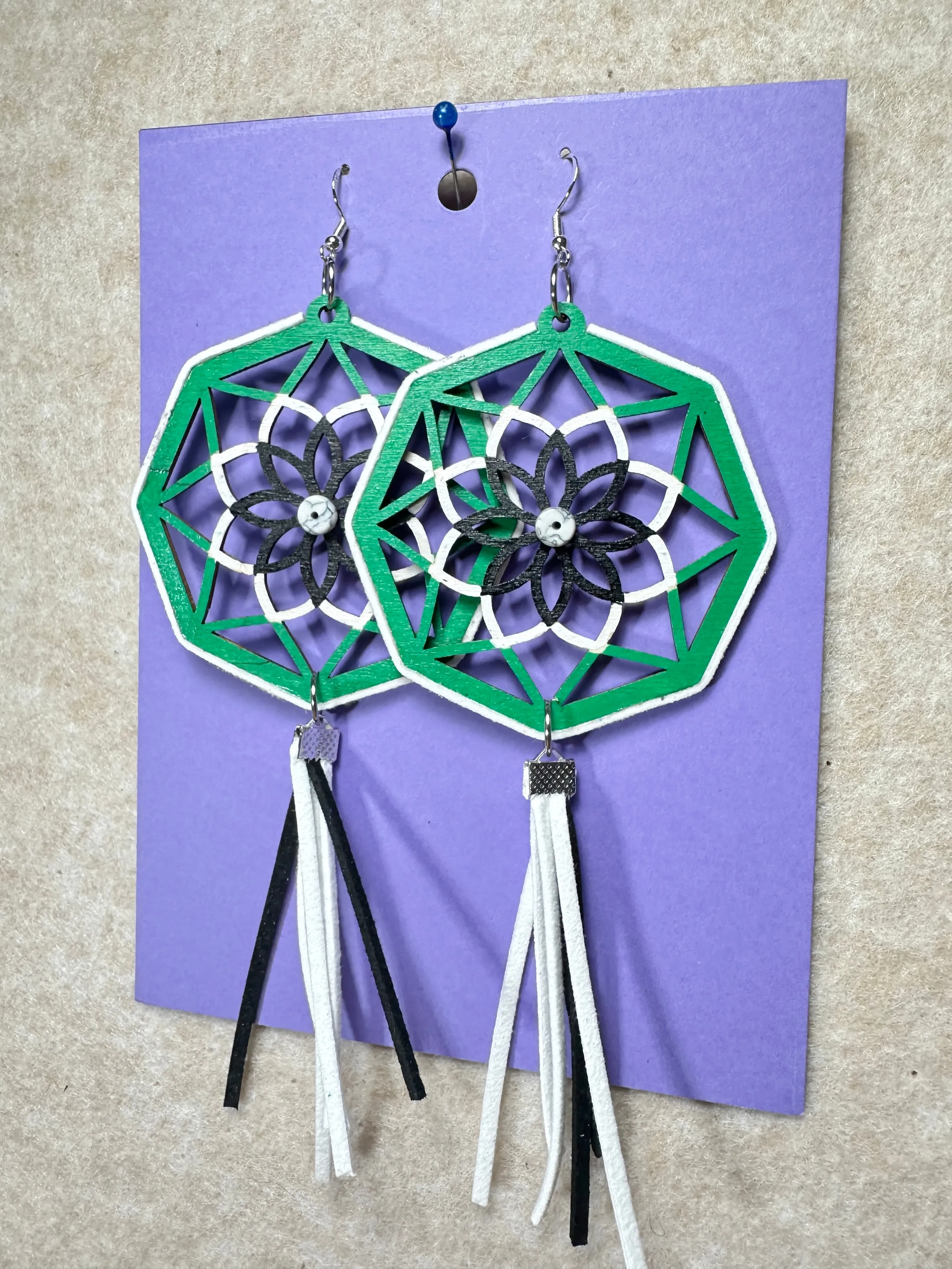 Indigenous Handmade Earrings - Dreamcatcher