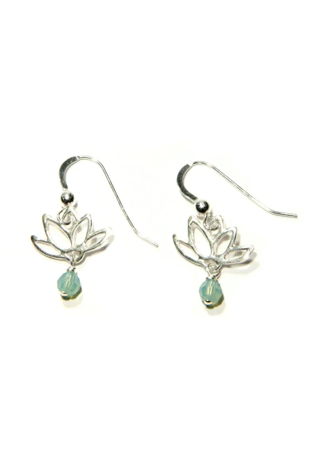 Lotus & Crystal Dangles