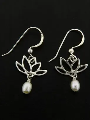 Lotus & Crystal Dangles