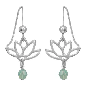 Lotus & Crystal Dangles