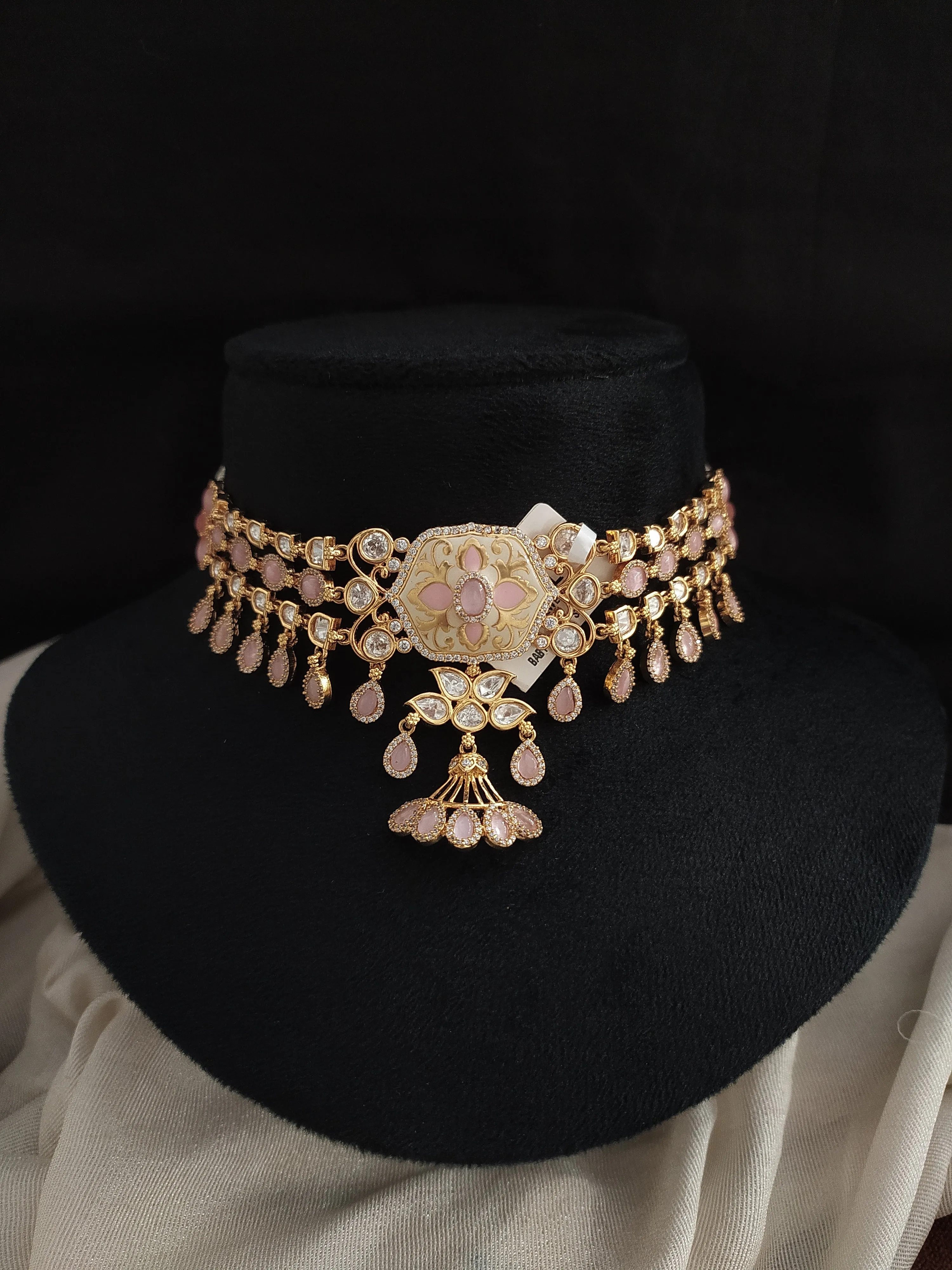 Meenakari Kundan Choker Set