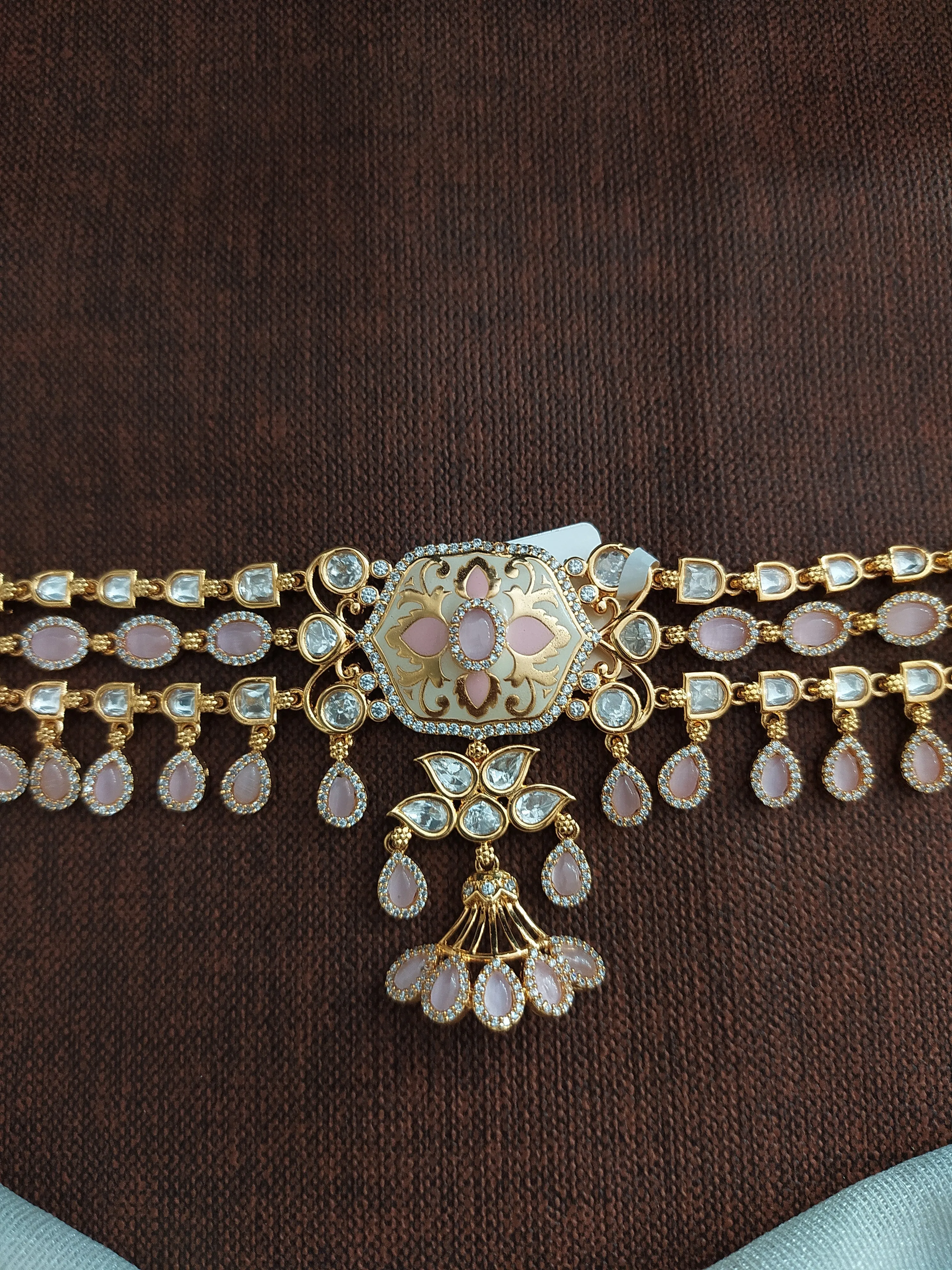 Meenakari Kundan Choker Set