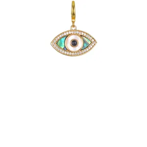 Moonlight Evil Eye Clip-On Charm