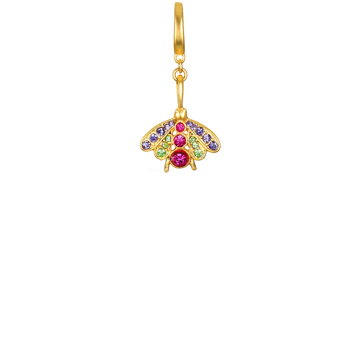 Pavé Crystal Fly Clip-On Charm