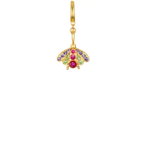 Pavé Crystal Fly Clip-On Charm