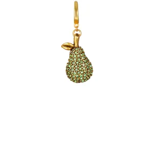 Pavé Pear Clip-On Charm