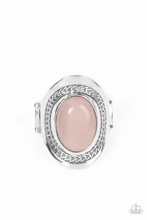 Rockable Refinement - Pink Ring - Paparazzi Accessories