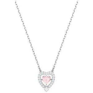 Swarovski Sparkling Dance Heart Necklace Pink 5465284