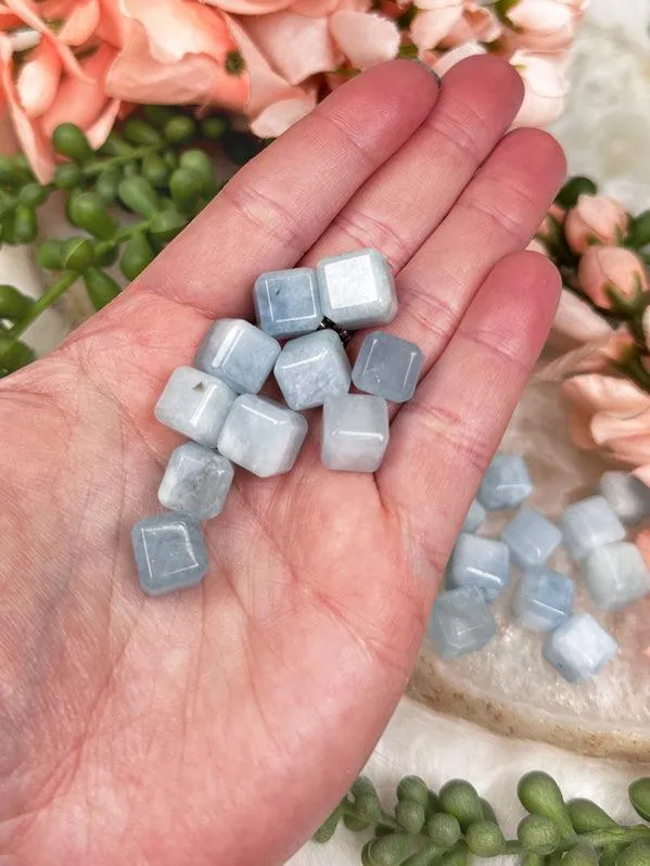 Tiny Aquamarine Cubes