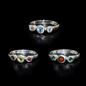 Trilogy Gemstone Ring