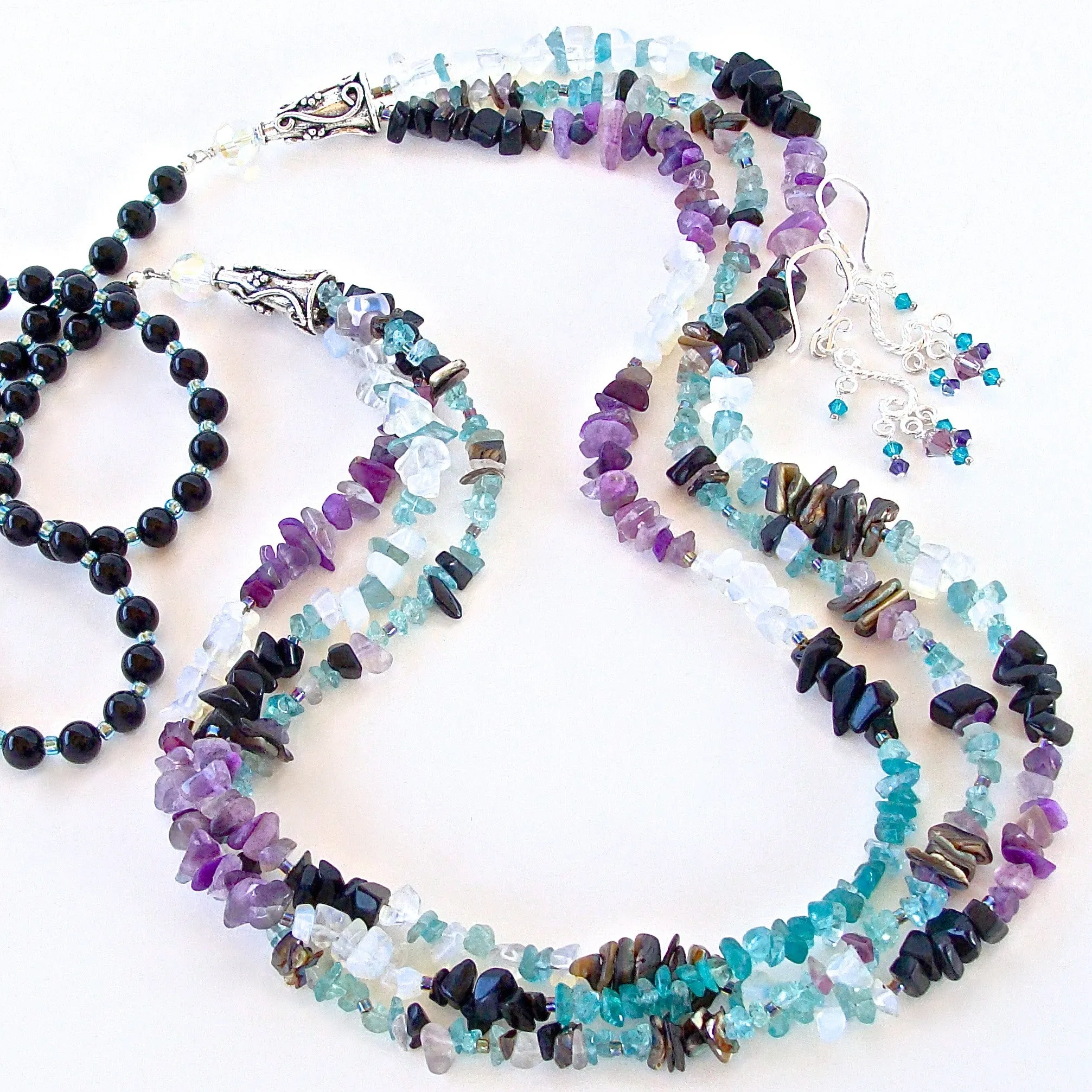 Twyla: Multicolor Gemstone Necklace