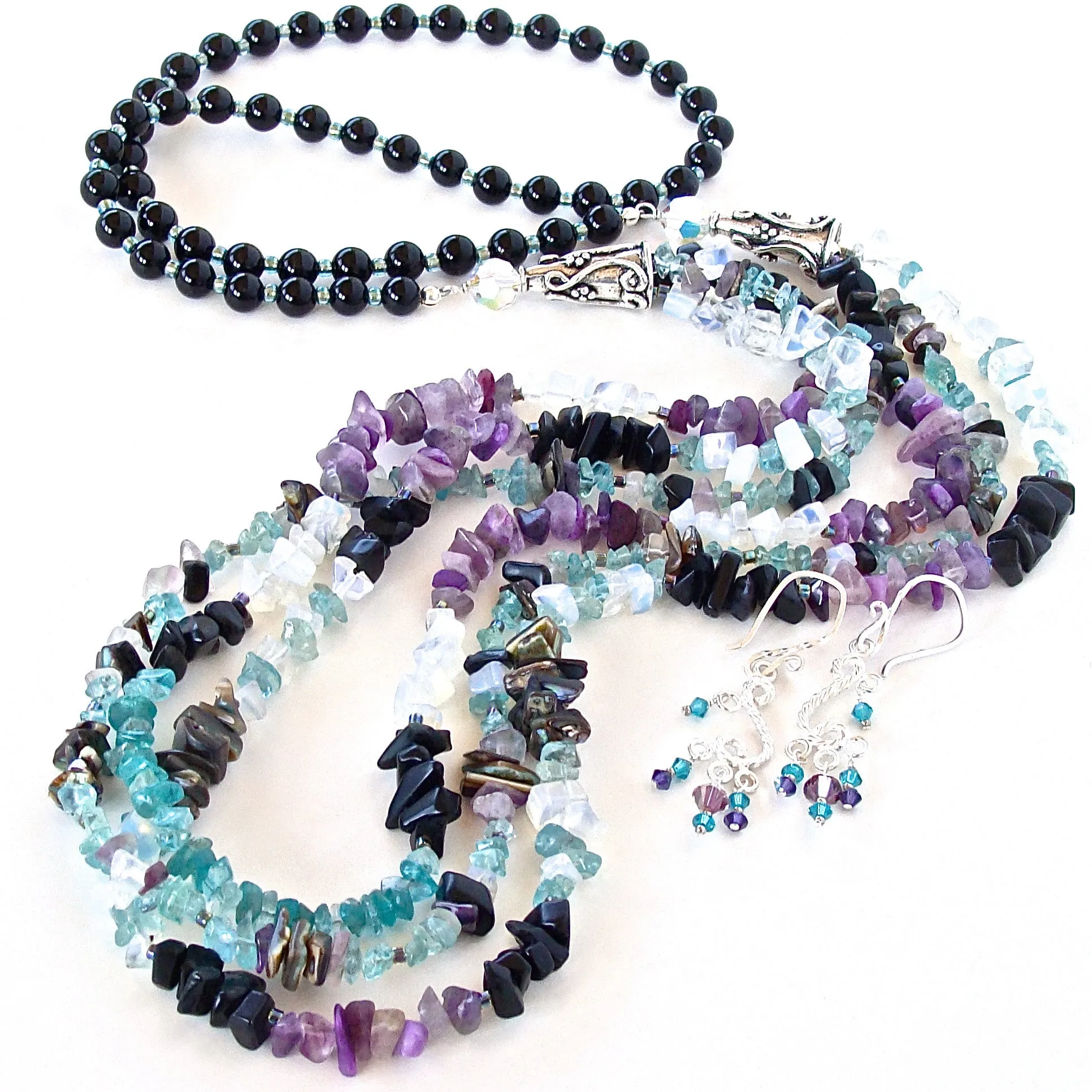 Twyla: Multicolor Gemstone Necklace