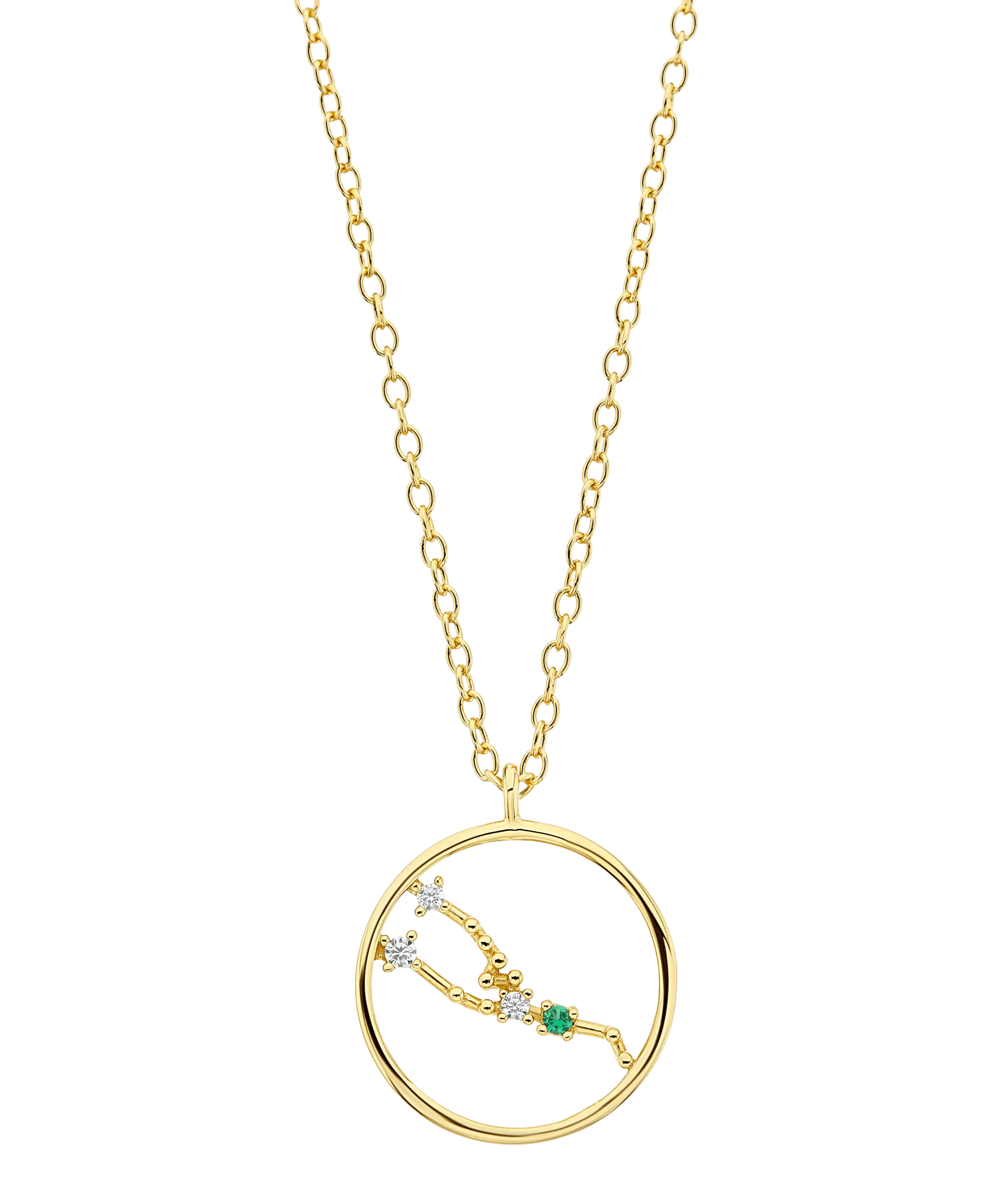 Zodiac Necklace Taurus 18ct Gold Plated