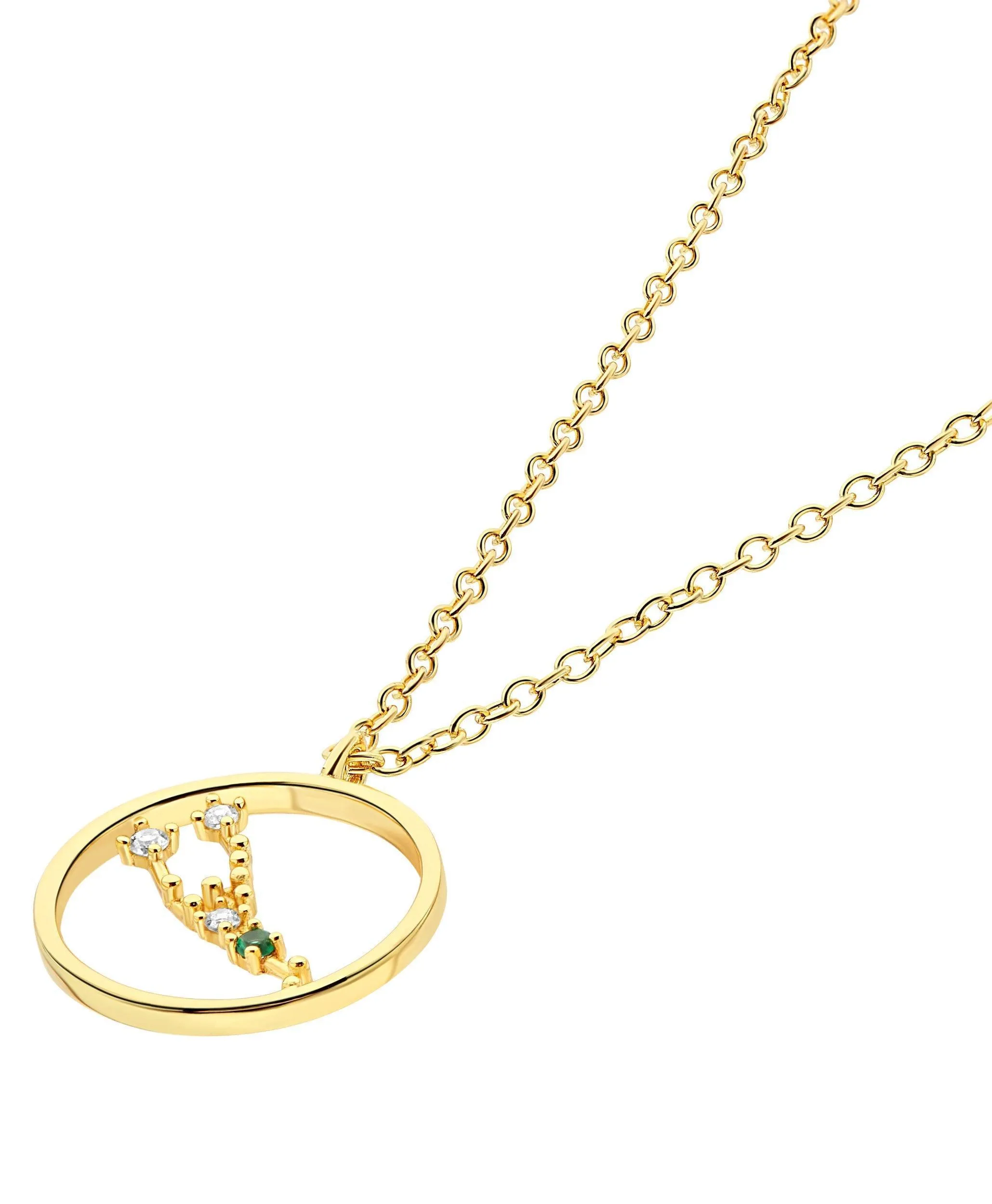 Zodiac Necklace Taurus 18ct Gold Plated